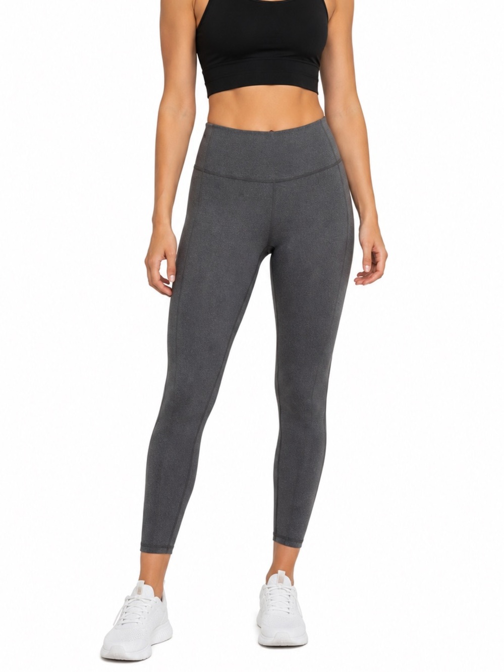 All In Motion Size Large Grey High-Waisted Leggings